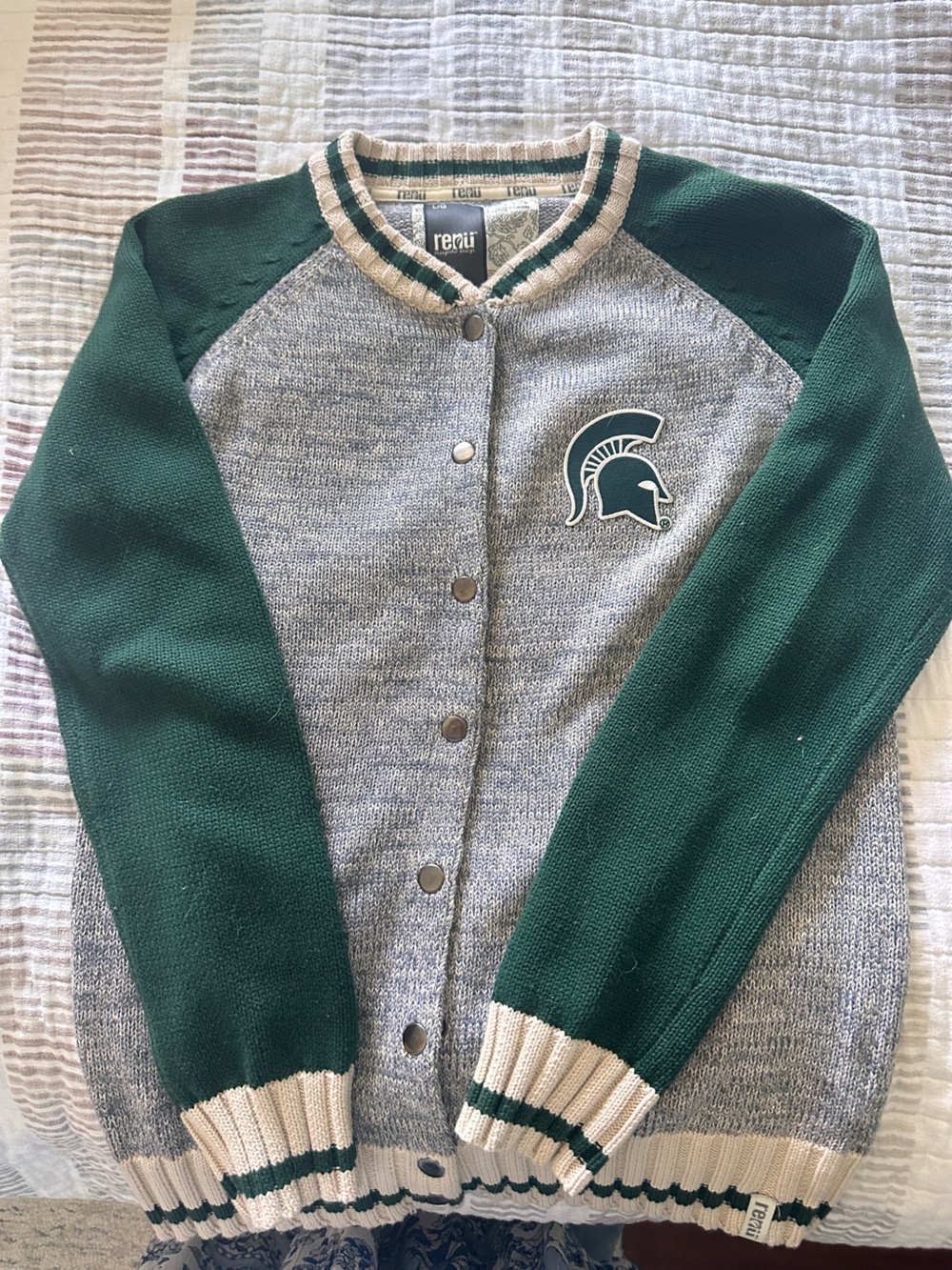 Vintage Michigan State University Cardigan like new